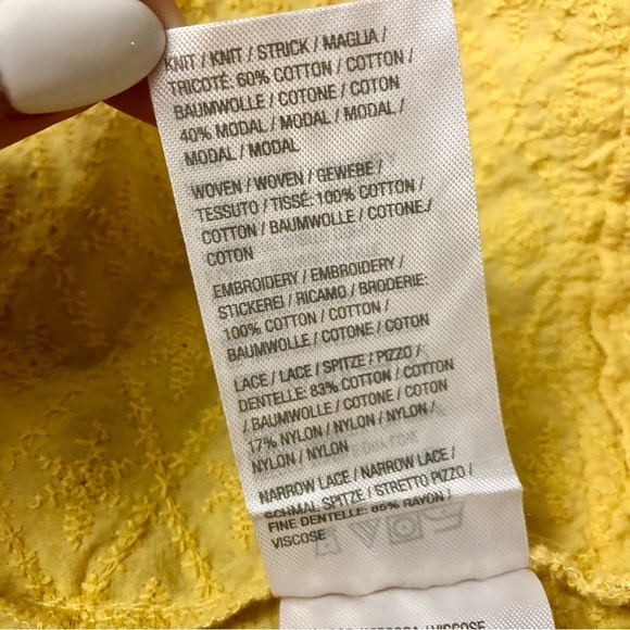 LOGO Cotton Blend Embroidered Knit Button Down Shirt - Picture 11 of 12